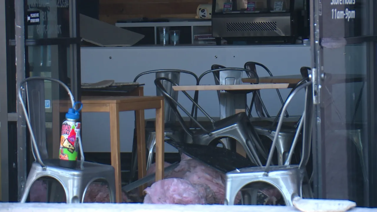 Business owners, staff react to University Gardens fire near UNLV