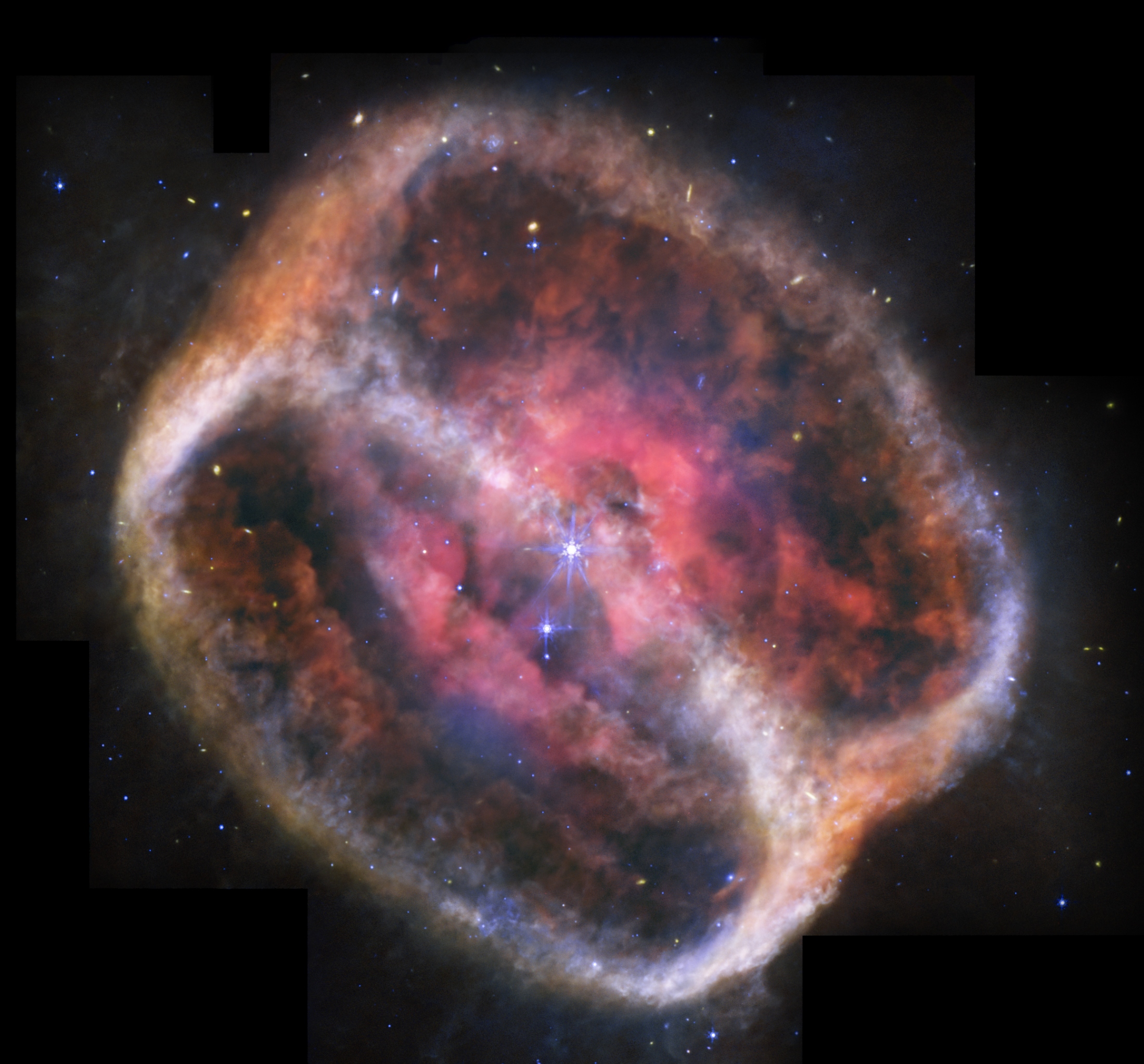 Stellar farewell: The fading legacy of a dying star