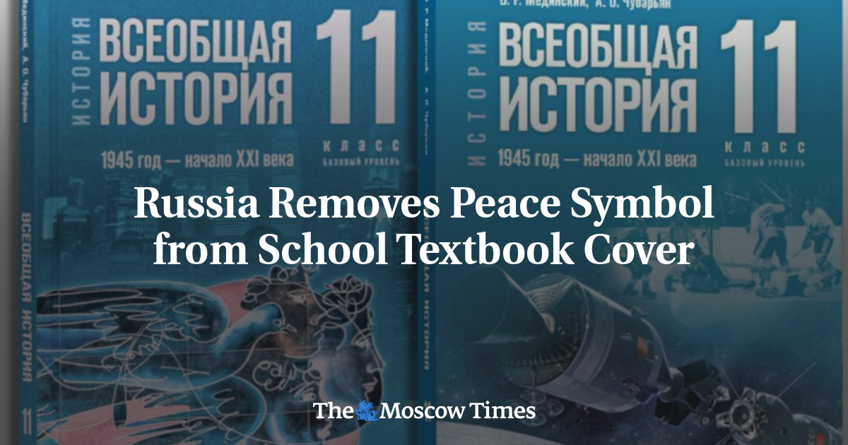 Russia Removes Peace Symbol from School Textbook Cover