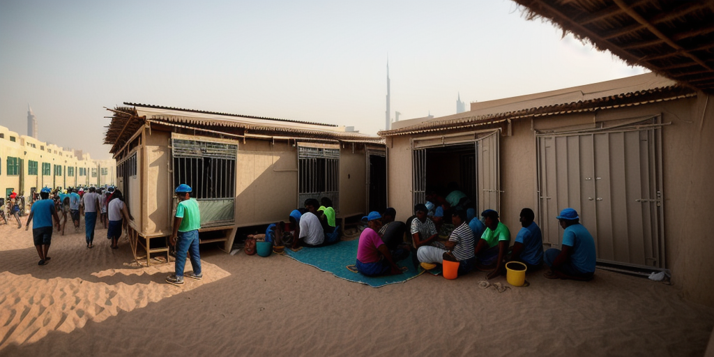 As Dubai cracks down on crowded jerry-rigged apartments, migrant workers have nowhere else to go