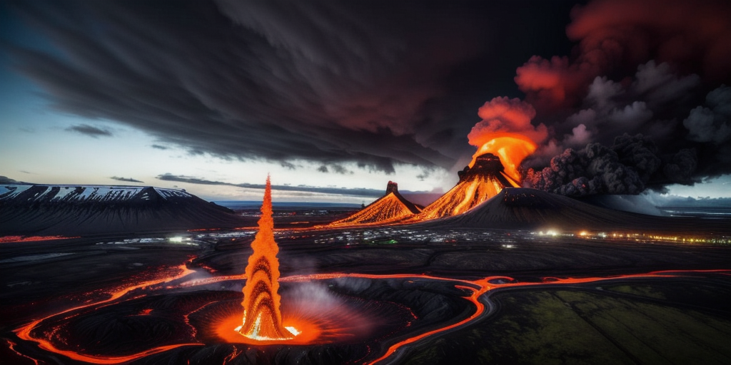 Dramatic Drone Footage Of Iceland's Latest Volcanic Eruption Shows An Epic Scene From Hell