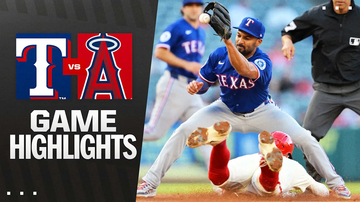 Rangers vs. Angels Highlights