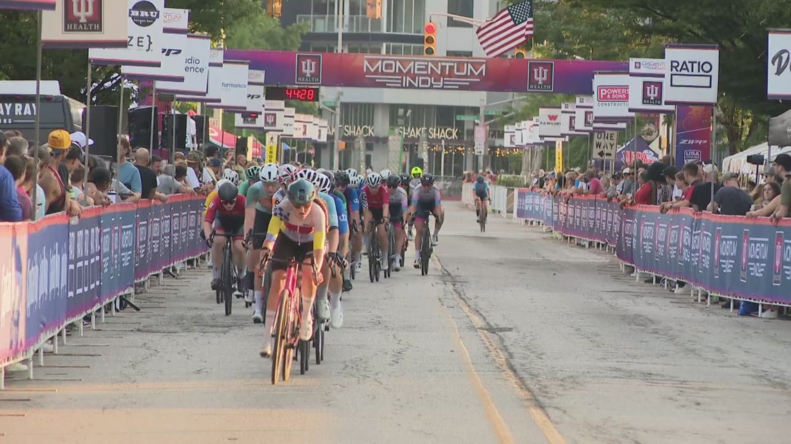 Cyclists from around the country in Indianapolis for IU Health Momentum Indy