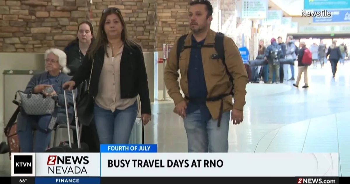 Busy days for travel at Reno-Tahoe International Airport