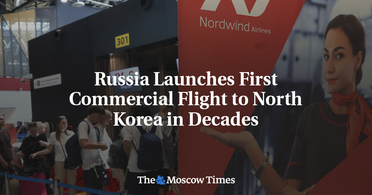 Russia Launches First Commercial Flight to North Korea in Decades