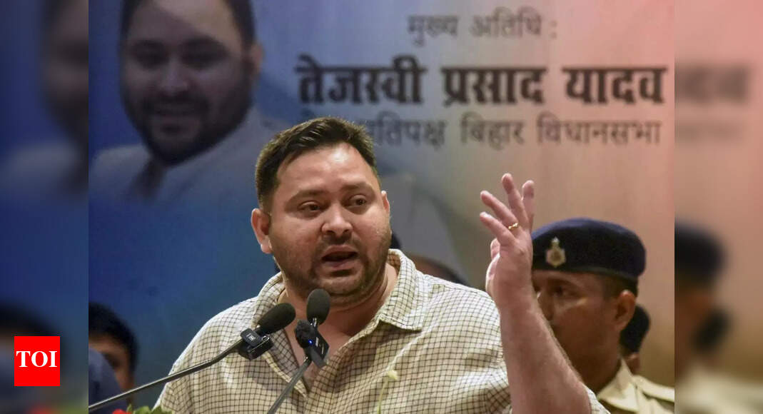 Bihar SIR row: 'Sootra ko hum mootra samajhte hain', Tejashwi mocks 'illegal voters' claim; calls EC 'cell' of political party | India News