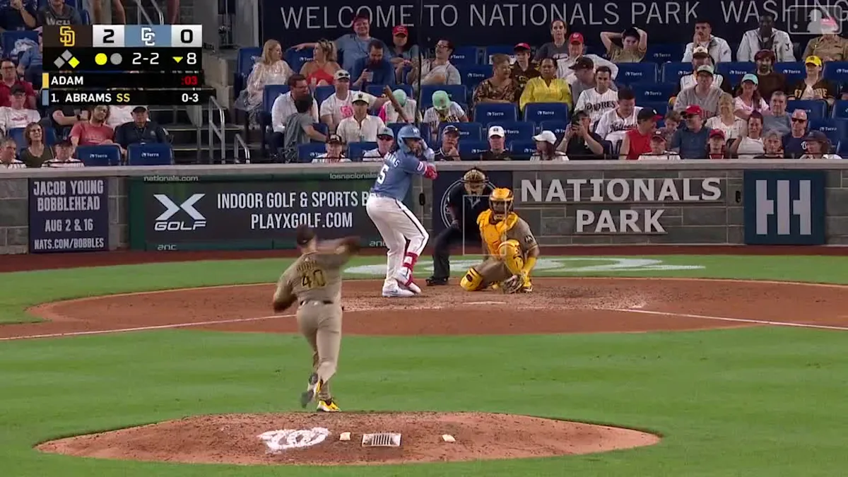 CJ Abrams' game-tying two-run home run (13)