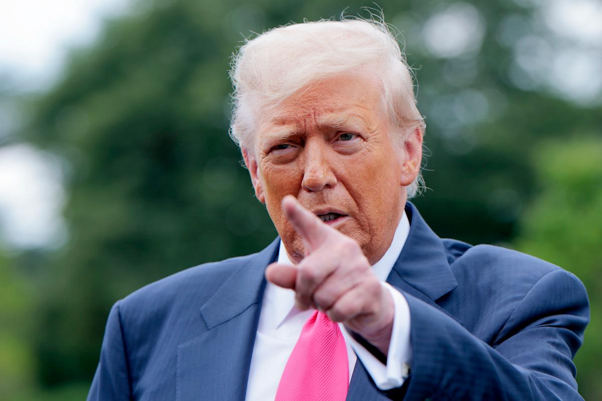Trump releases AI 'action plan' that offers a split with Biden