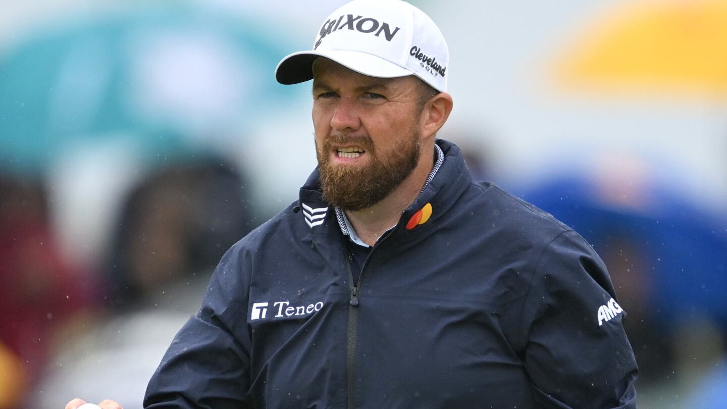 Shane Lowry penalized two shots during Open second round