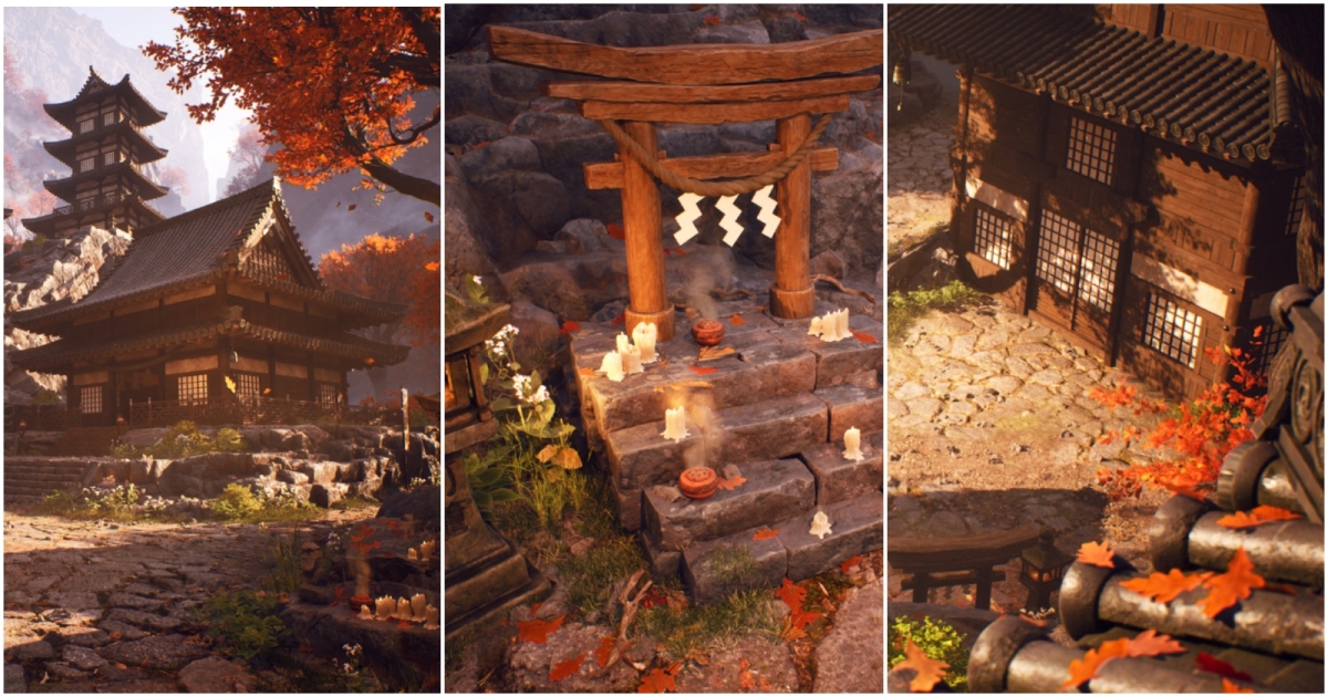 Breakdown: Tranquil Japanese Temple Environment In 3D
