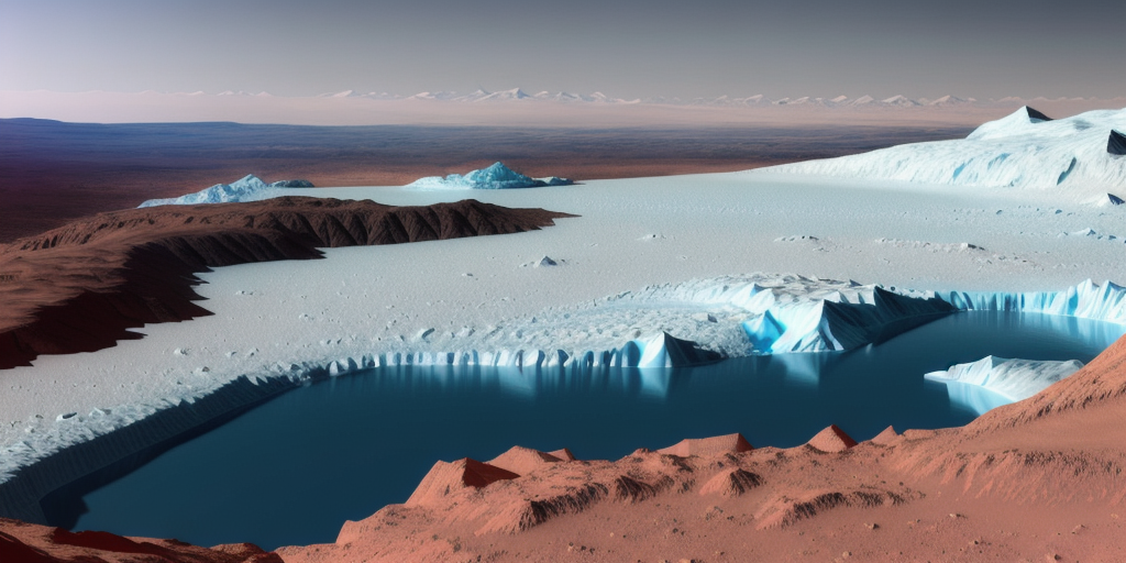 New Study Suggests Mars Glaciers Could be Almost Entirely Water Ice