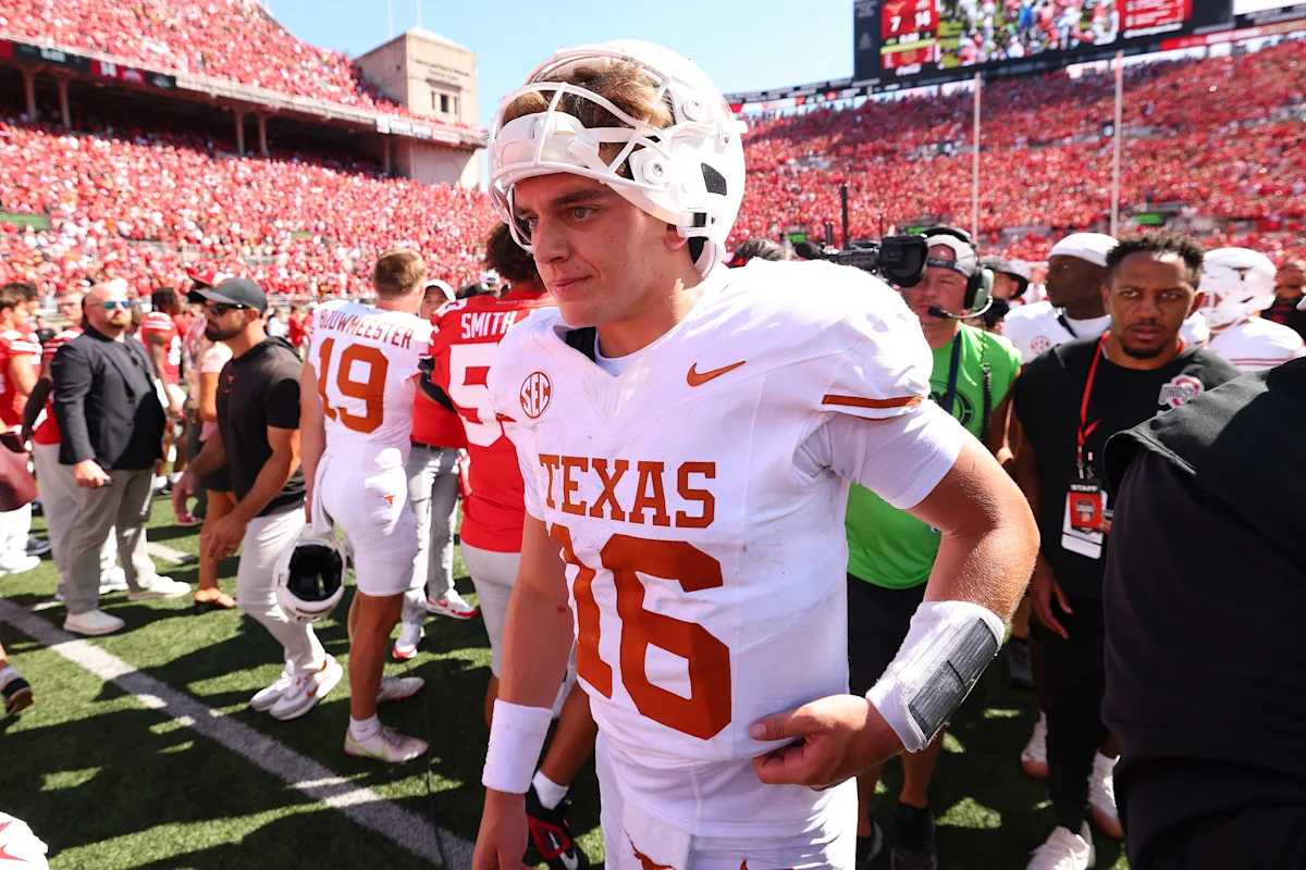 After losing to Ohio State, Texas is one of a select group of No. 1-ranked teams to lose their seaso