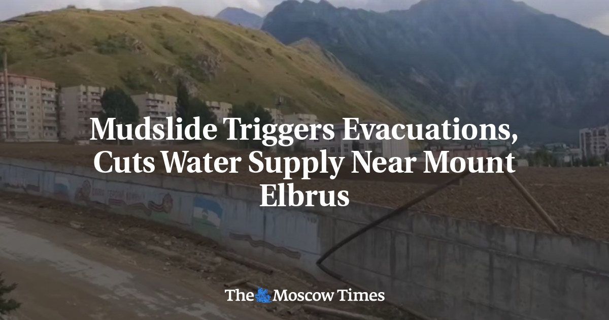 Mudslide Triggers Evacuations, Cuts Water Supply Near Mount Elbrus