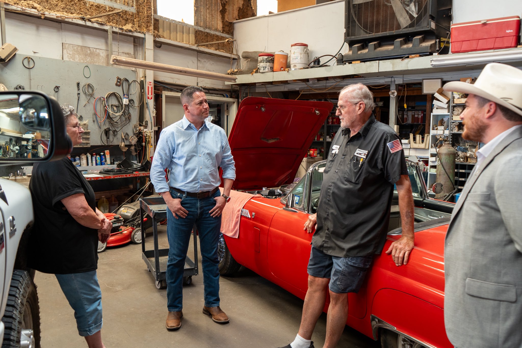 Rep. Gonzales Tours Small Business in Alpine, Texas