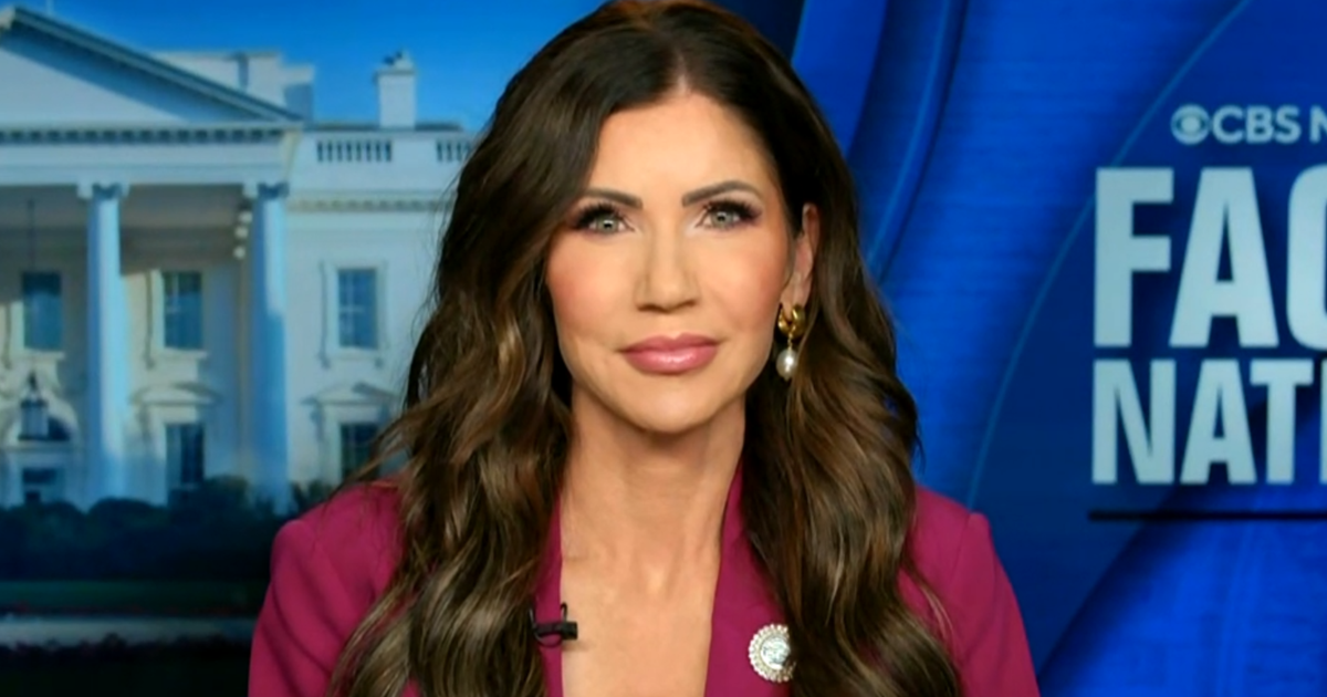 Homeland Security Secretary Kristi Noem says "we haven't taken anything off the table" on expanding