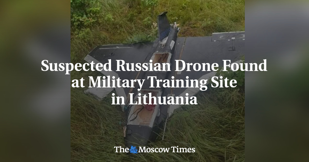 Suspected Russian Drone Found at Military Training Site in Lithuania