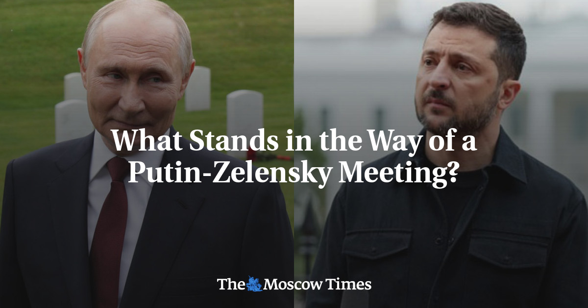 What Stands in the Way of a Putin-Zelensky Meeting?