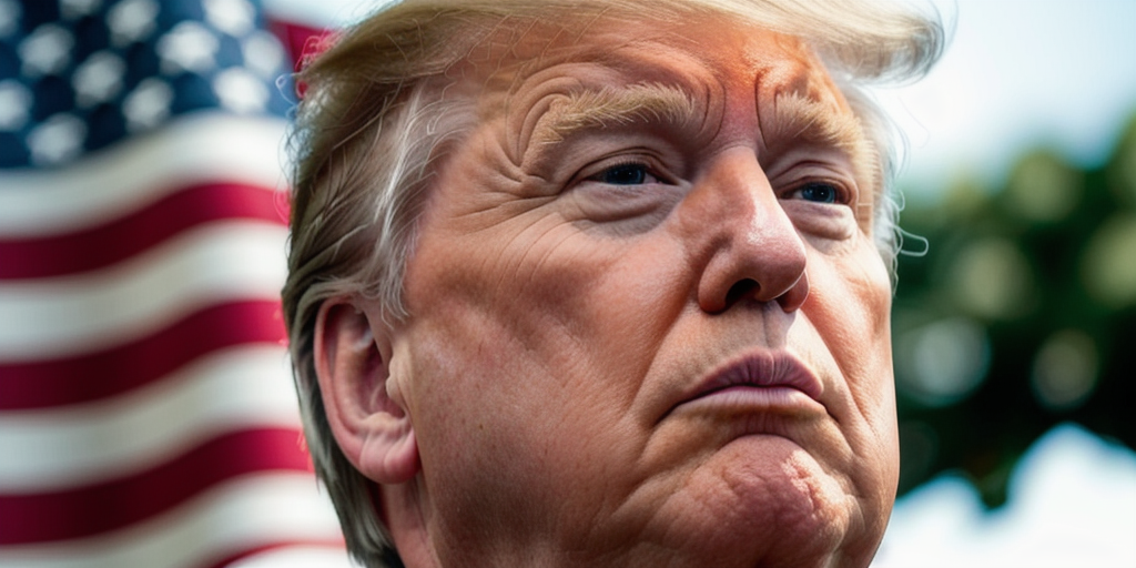 See Trump's use of American flag symbolism in photos
