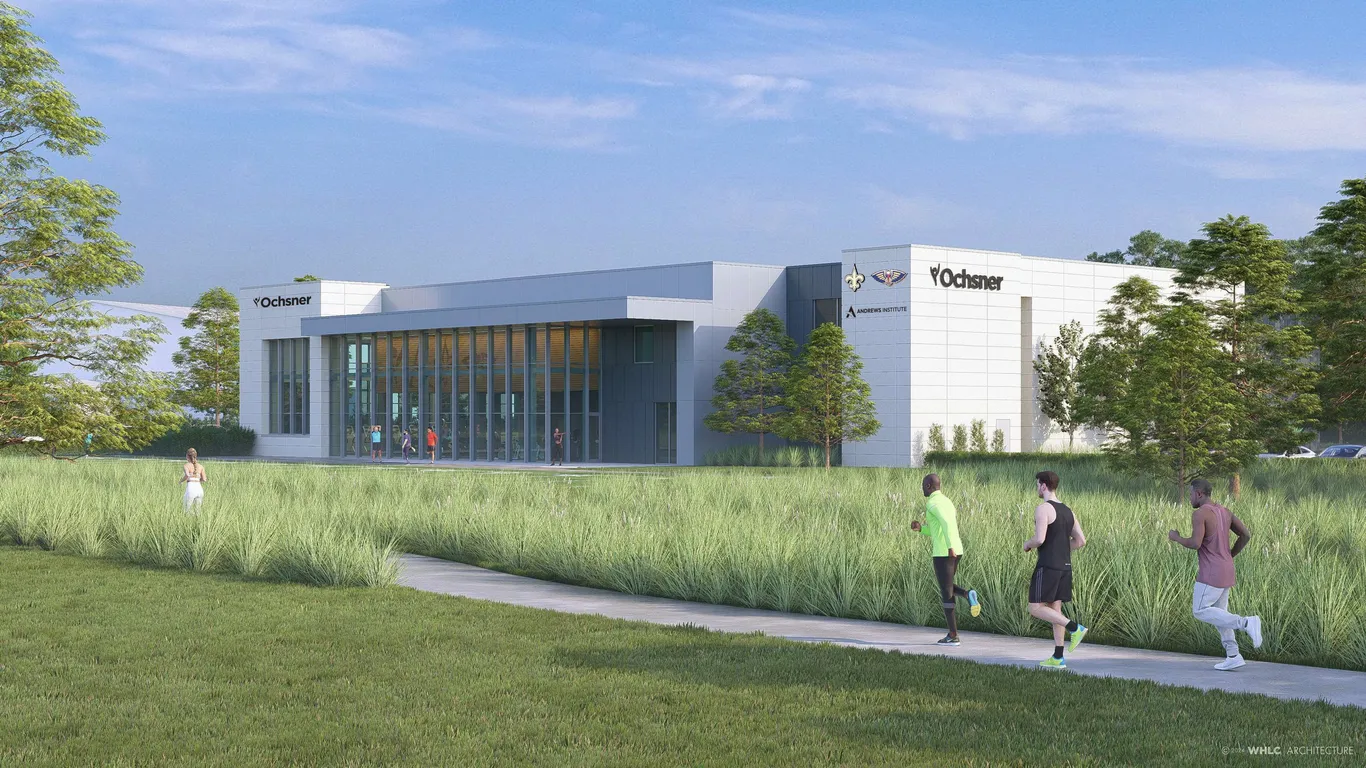 Renderings: Saints, Pelicans partner on new public sports medicine complex