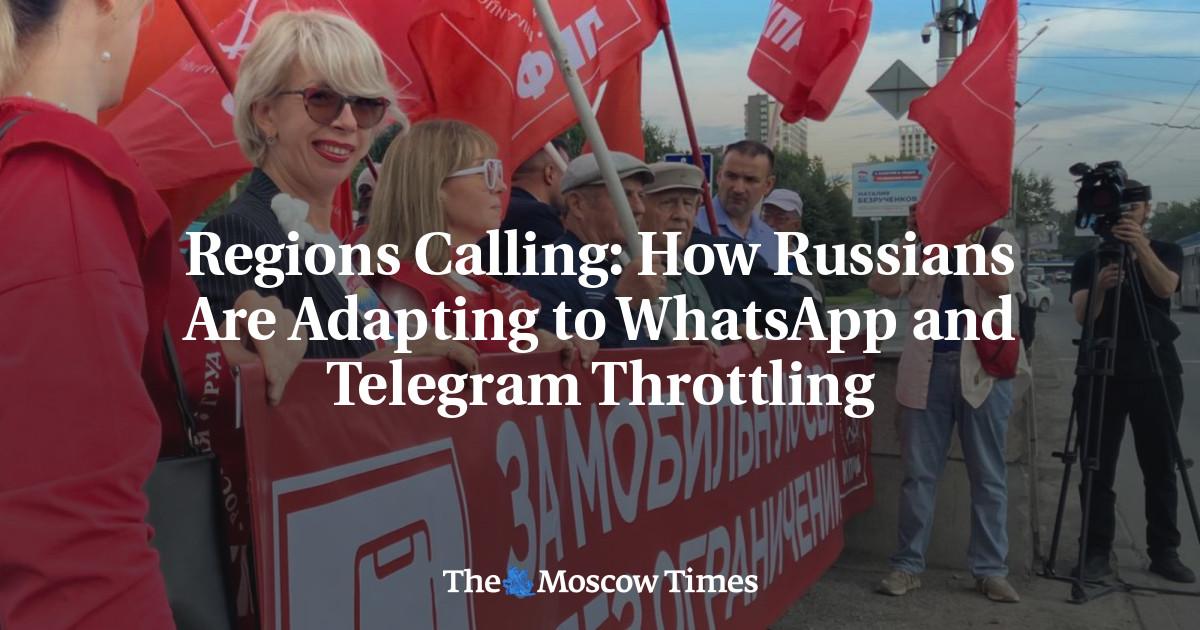 Regions Calling: How Russians Are Adapting to WhatsApp and Telegram Throttling