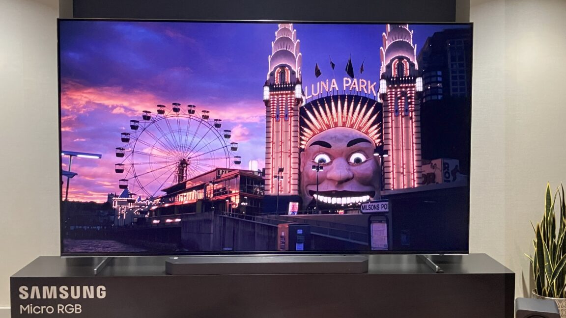Samsung’s “Micro RGB” TV proves the value of RGB backlights for premium displays