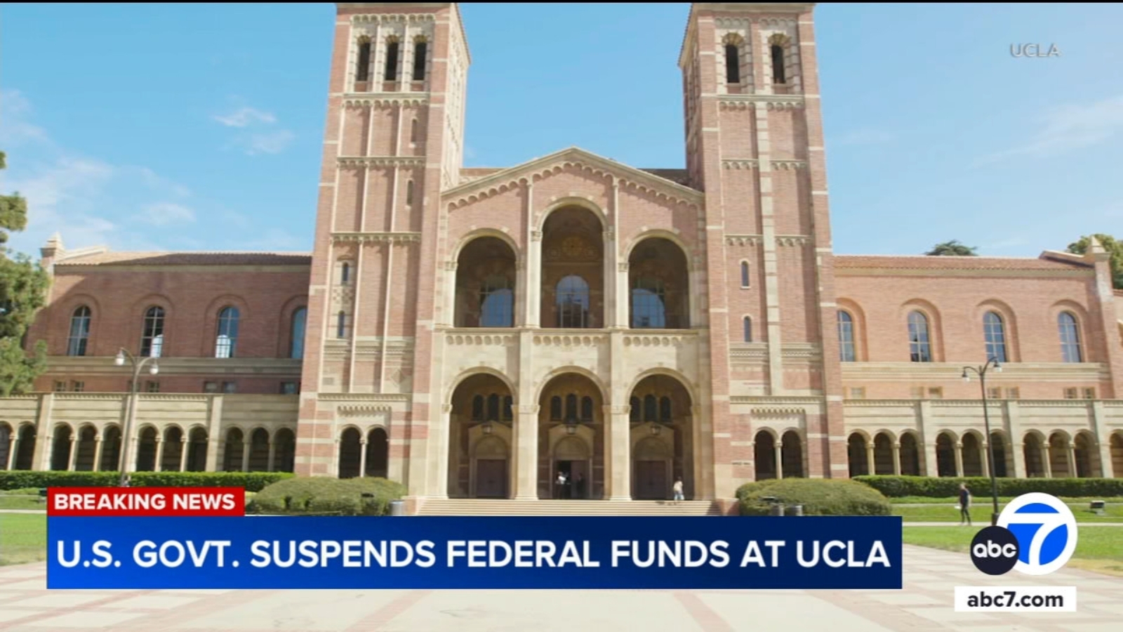 UCLA research grants suspended by Trump administration