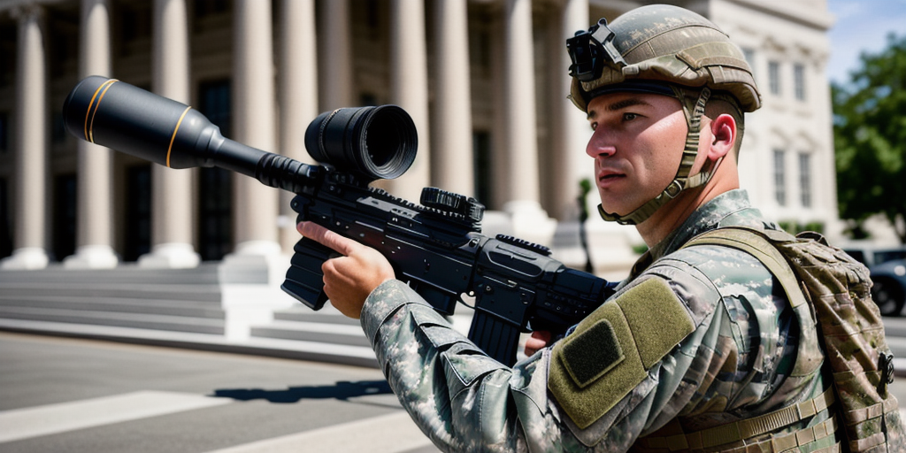 National Guard troops in DC will carry ‘service-issue weapons’