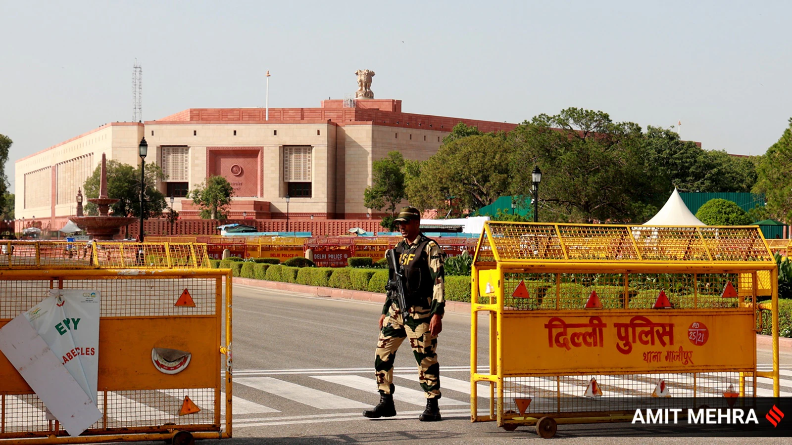 Security breach at Parliament as man scales wall, jumps into premises