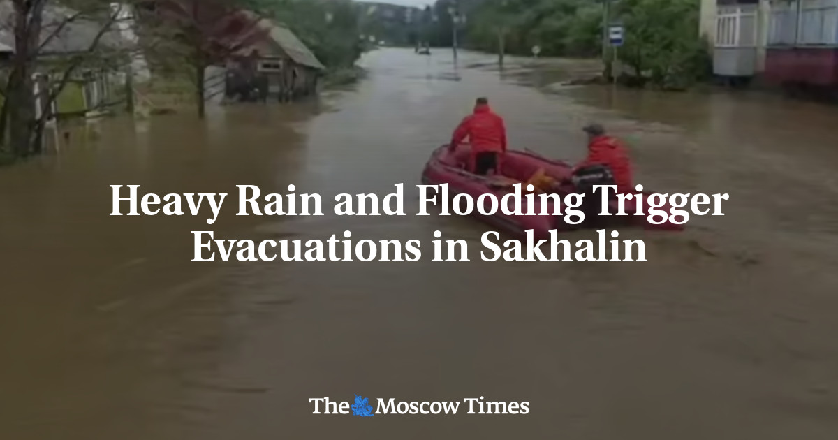 Heavy Rain and Flooding Trigger Evacuations in Sakhalin