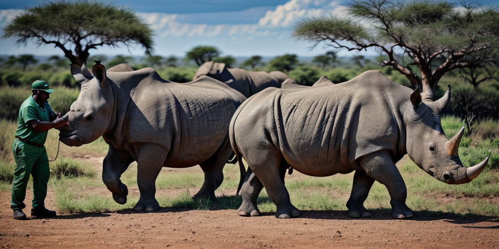 South Africa starts injecting rhino horns with radioactive material to curb poaching