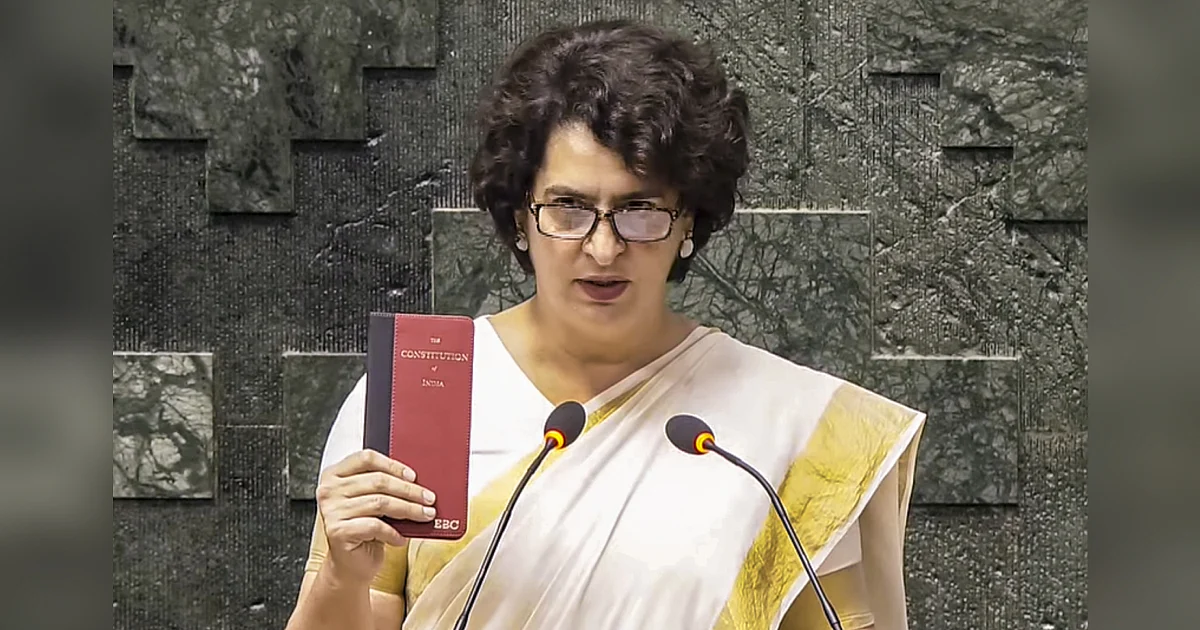 Priyanka Gandhi to join 'Voter Adhikar Yatra' in Bihar on August 26