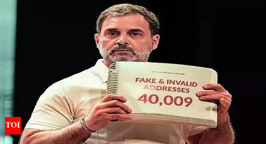 Quit if you don't trust EC: BJP to Sonia, Rahul | India News