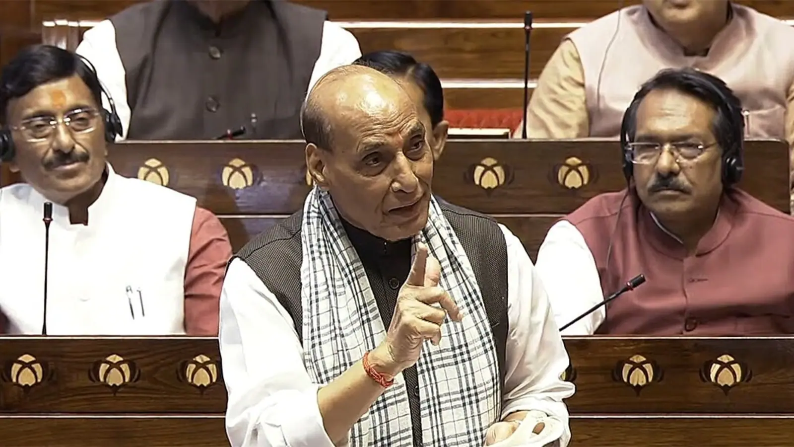 ‘Let him detonate it’: Rajnath Singh dares Rahul Gandhi over ‘vote chori atom bomb’ claim