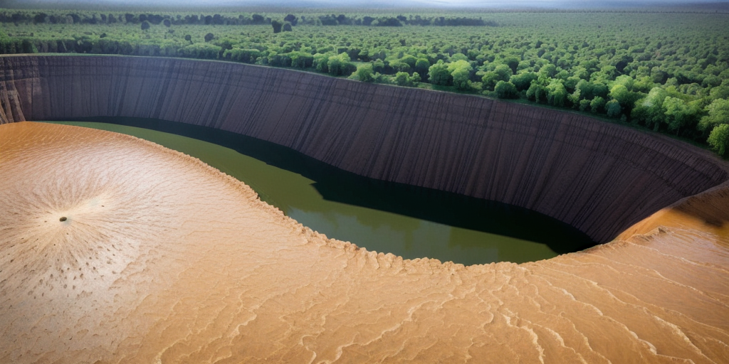 2-Km Crater Forms In Rajasthan Village As Dam Overflows Due To Heavy Rain