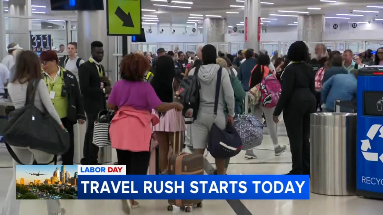 Labor Day weekend travel rush starts Thursday as crowds prepare to head out at PHL