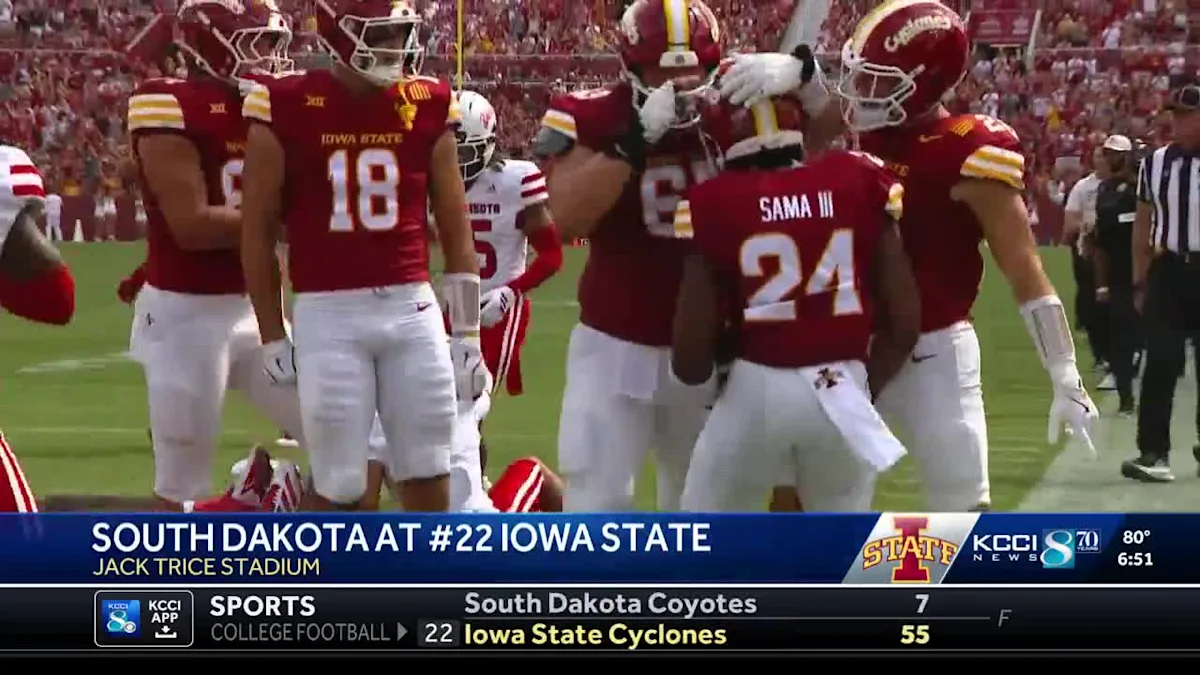 Highlights from Iowa State's dominant victory over South Dakota