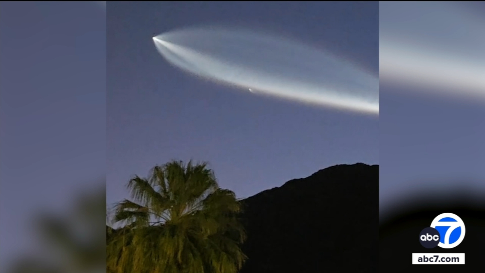 SpaceX rocket launch lights up sky across Southern California