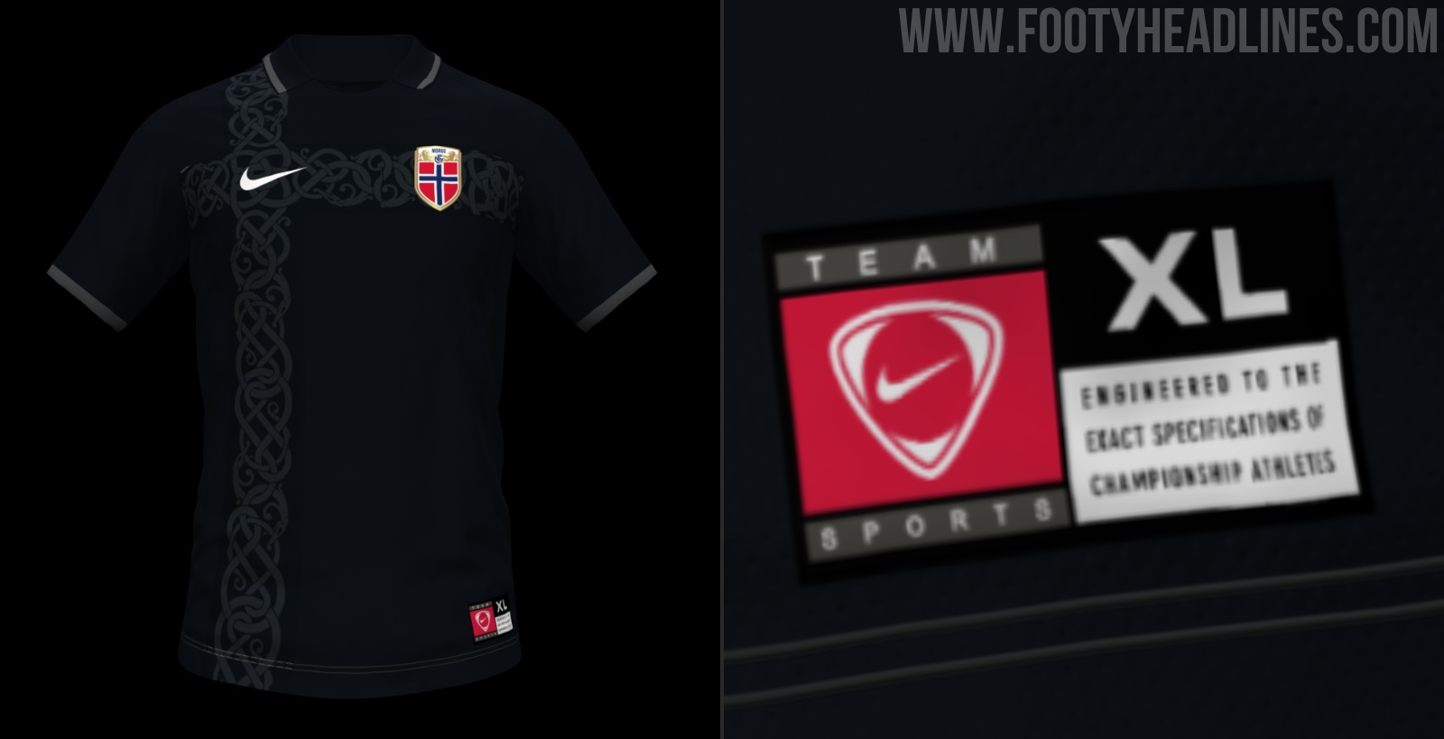 Norway (2026 World Cup) Lifestyle Retro Kit Leaked