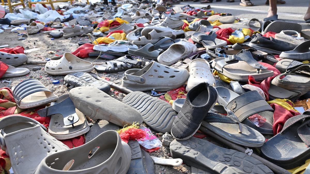 Karur stampede: Police book a case against TVK general secretary ‘Bussy’ Anand and two others