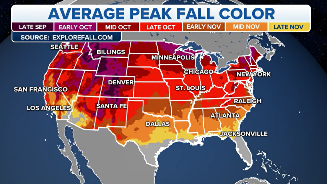 Traveling for fall foliage? Here's where you should go and when
