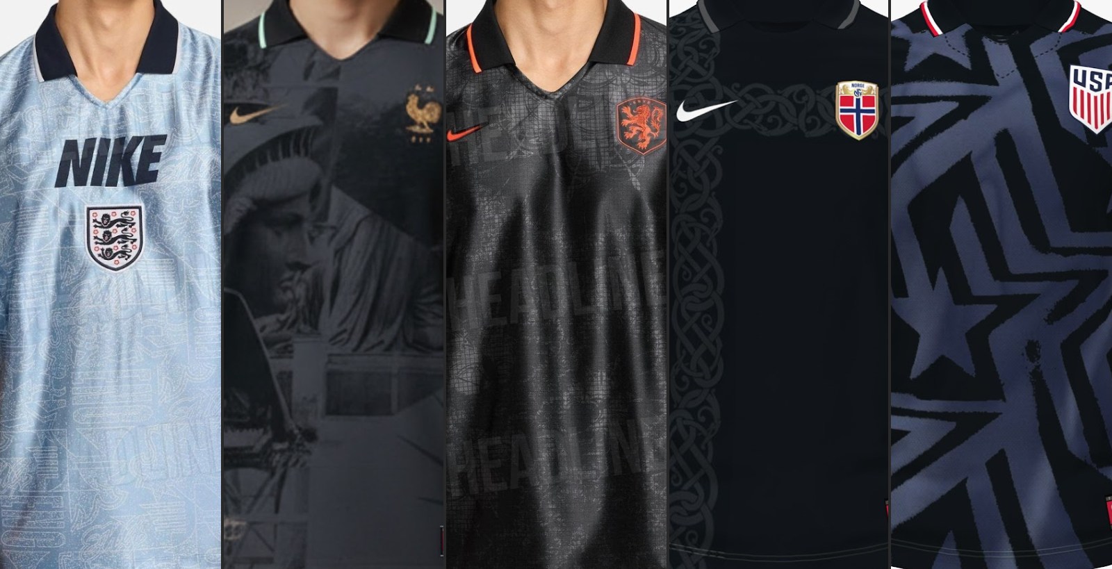 Nike 2026 World Cup Lifestyle Retro Jerseys Leaked
