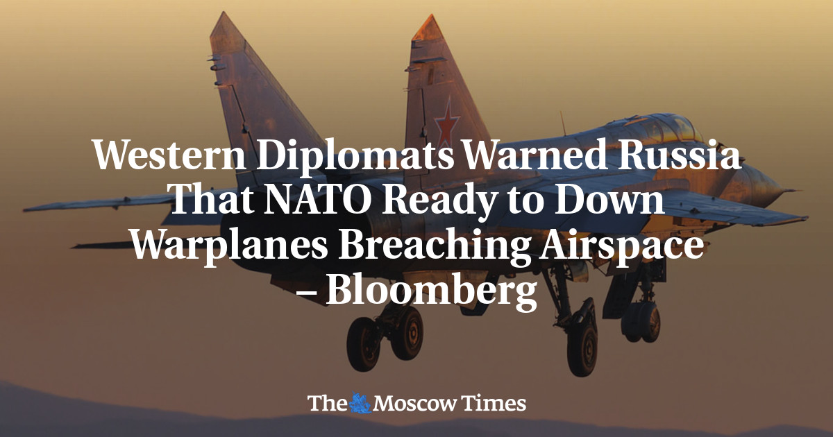 Western Diplomats Warned Russia That NATO Ready to Down Warplanes Breaching Airspace
