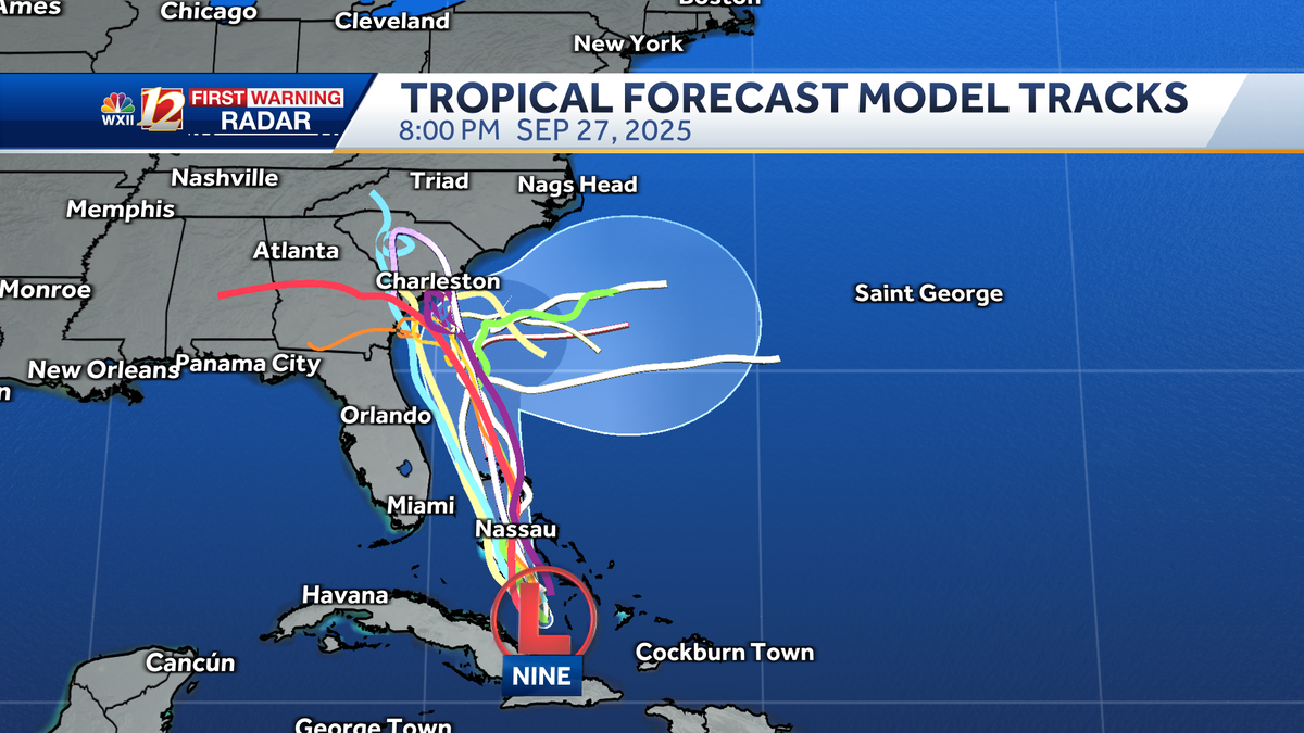 Tropical Depression Nine may become Imelda later today, coastal North Carolina impacts likely