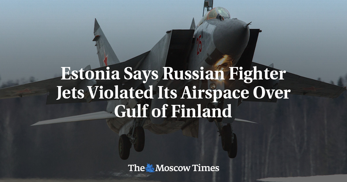 Estonia Says Russian Fighter Jets Violated Its Airspace Over Gulf of Finland