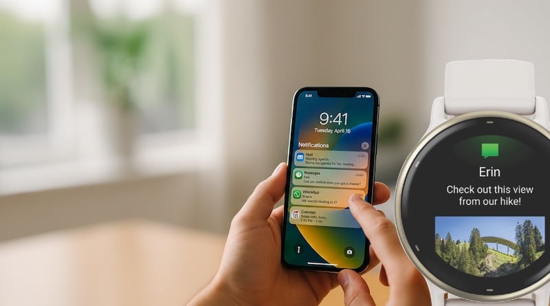 Garmin could soon get richer notification support on iPhones