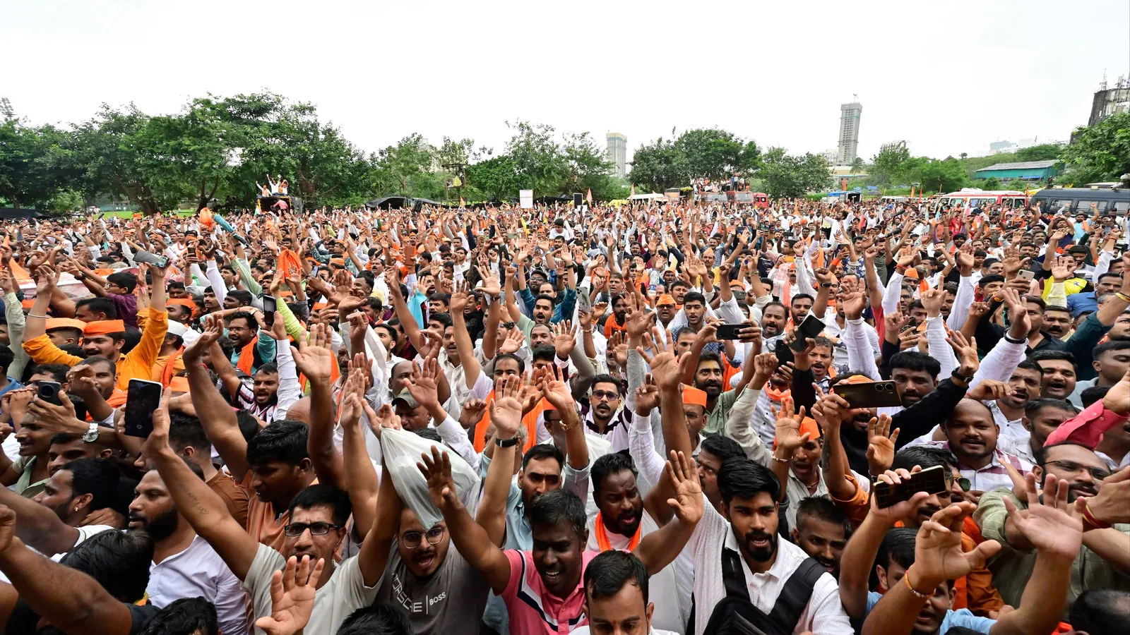 Maratha quota protests: Jarange vows to shun water, Mumbai police issue traffic advisory