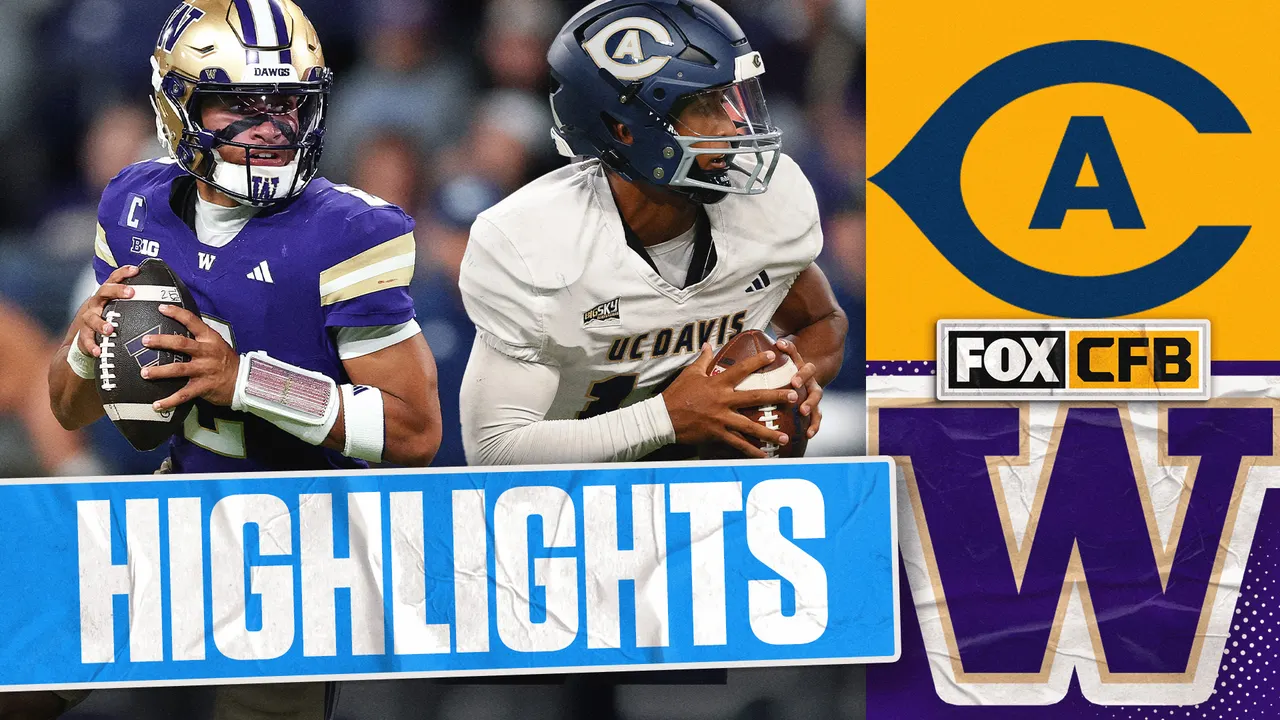 UC Davis Aggies vs. Washington Huskies Highlights