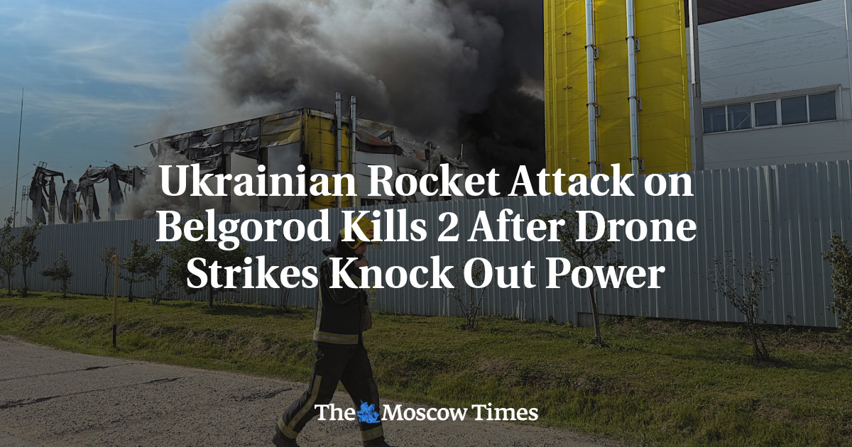 Energy Worker Killed in Ukrainian Rocket Attack on Belgorod After Drone Strikes Knock Out Power