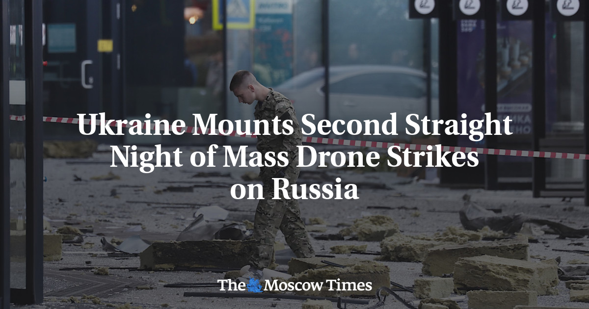 Ukraine Mounts Second Straight Night of Mass Drone Strikes on Russia